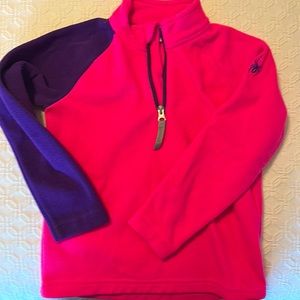 Spyder Girls 3/4 zip size 6